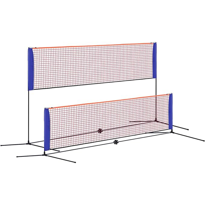 Portable Badminton Net Small S - Badminton Area ulasan dan harga