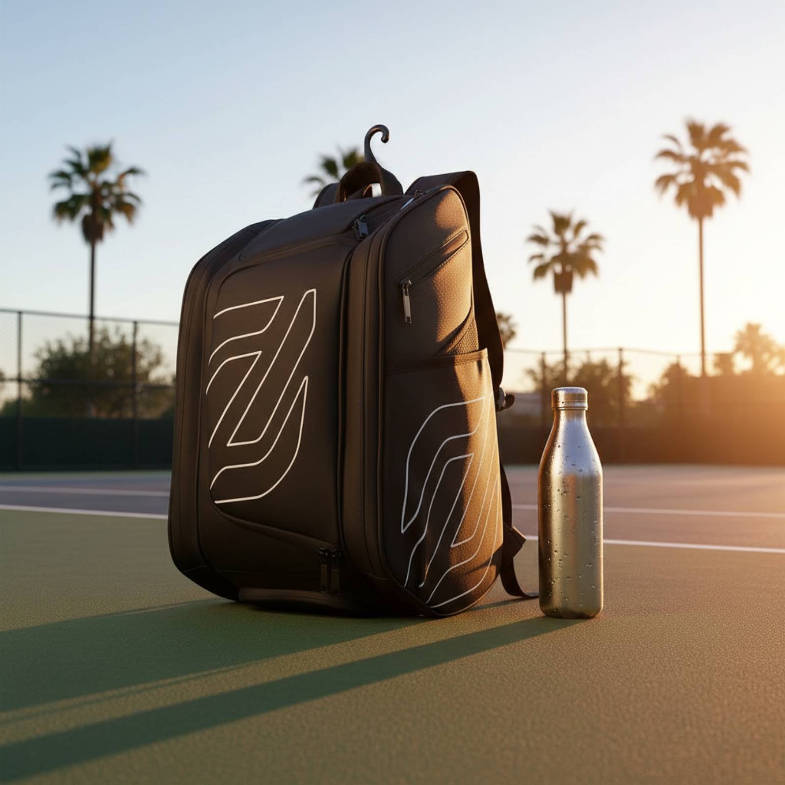 Pickleball Backpack Side Pocke - Badminton Player ulasan dan harga
