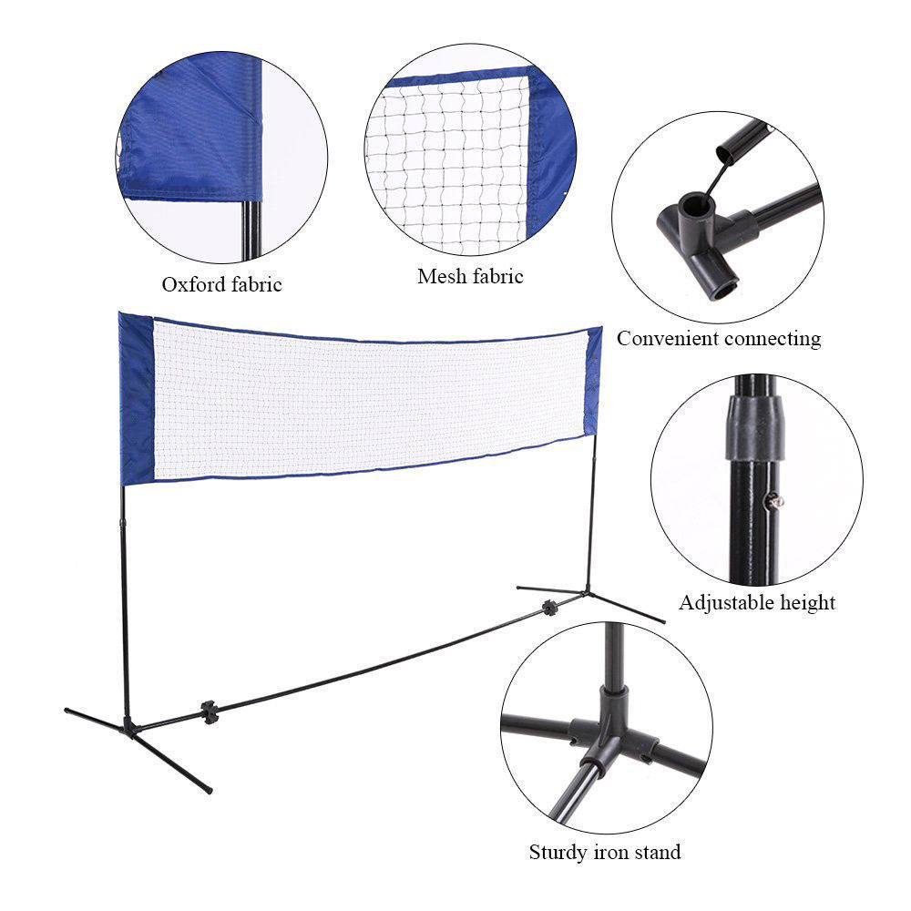 Outdoor Badminton Net Set Tenn - Badminton Area ulasan dan harga